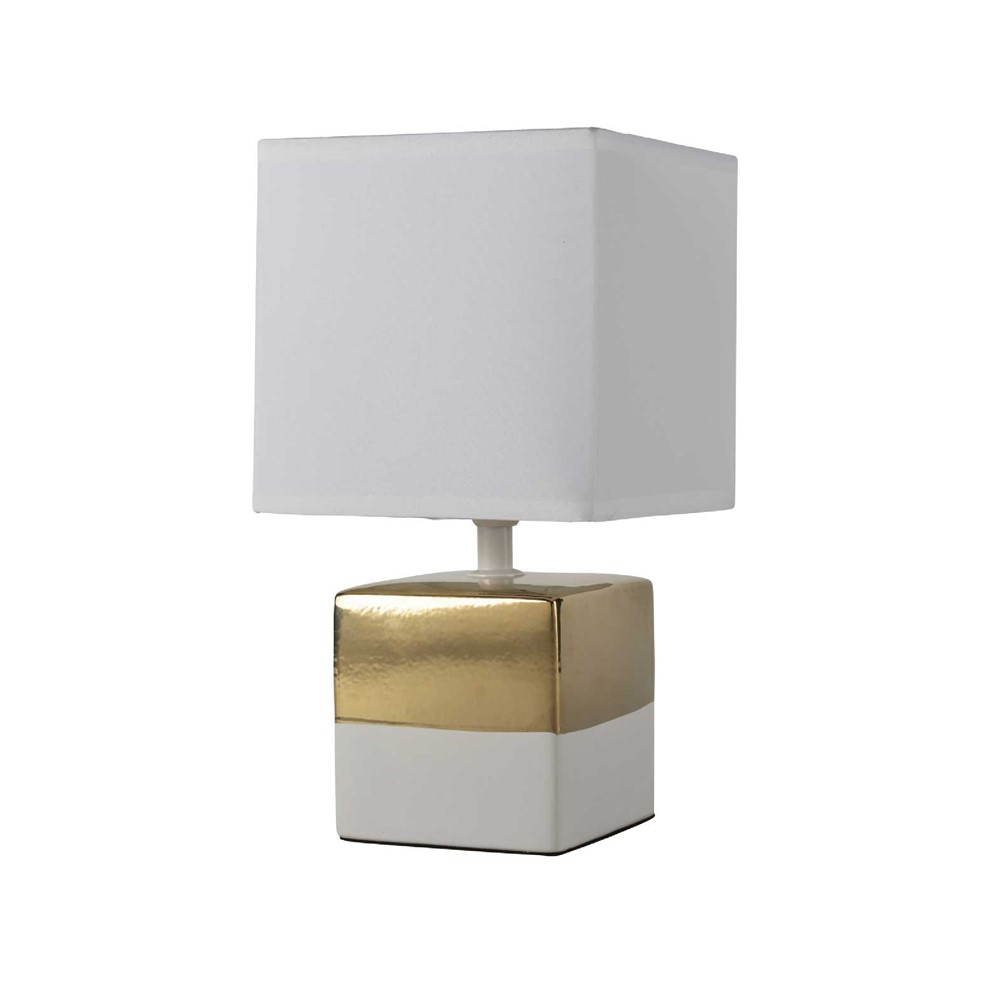 Lampe de Chevet Kia Laiton 31x15x15cm 40W Or - MATHIAS 