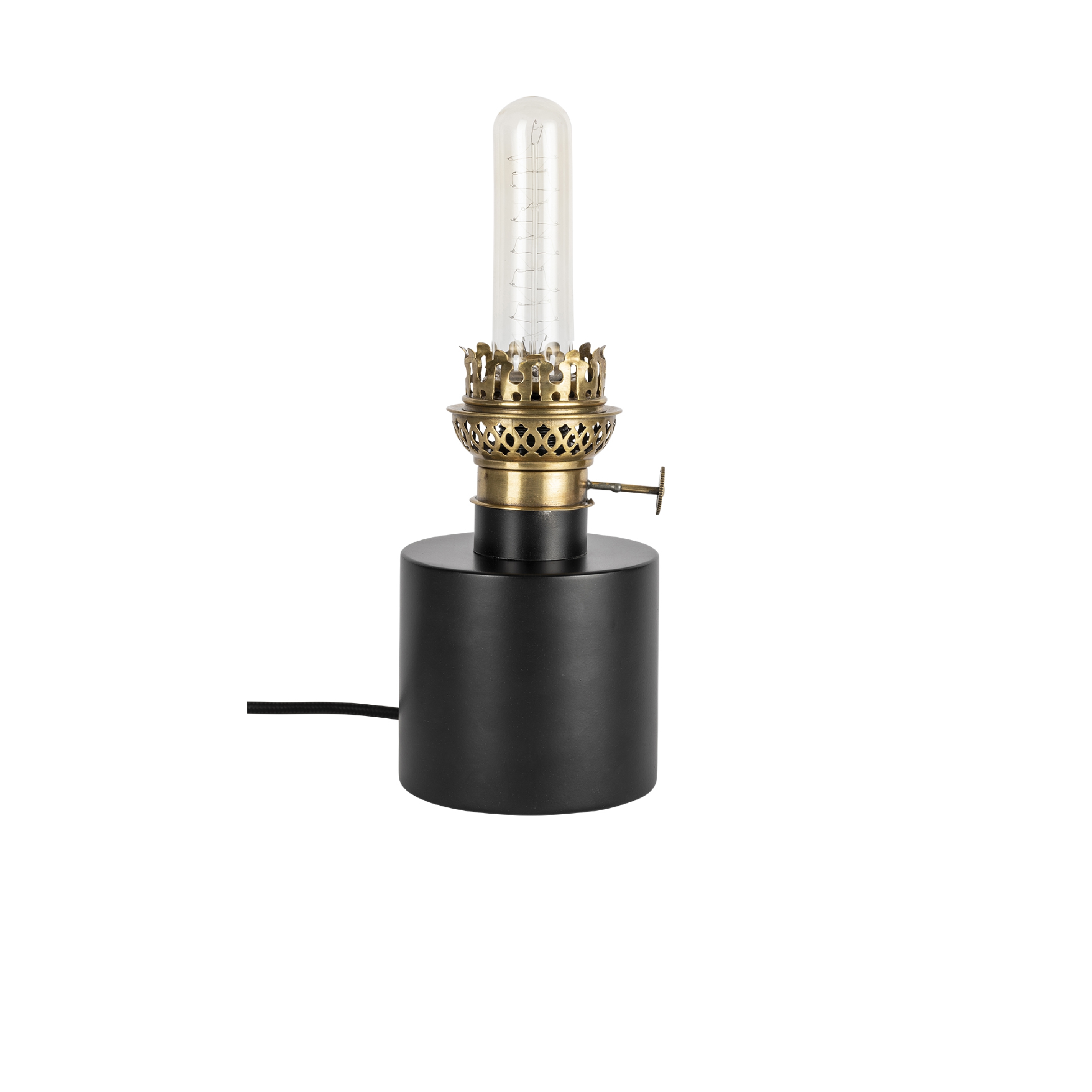 Lampe jackson noir/laiton d11 h18