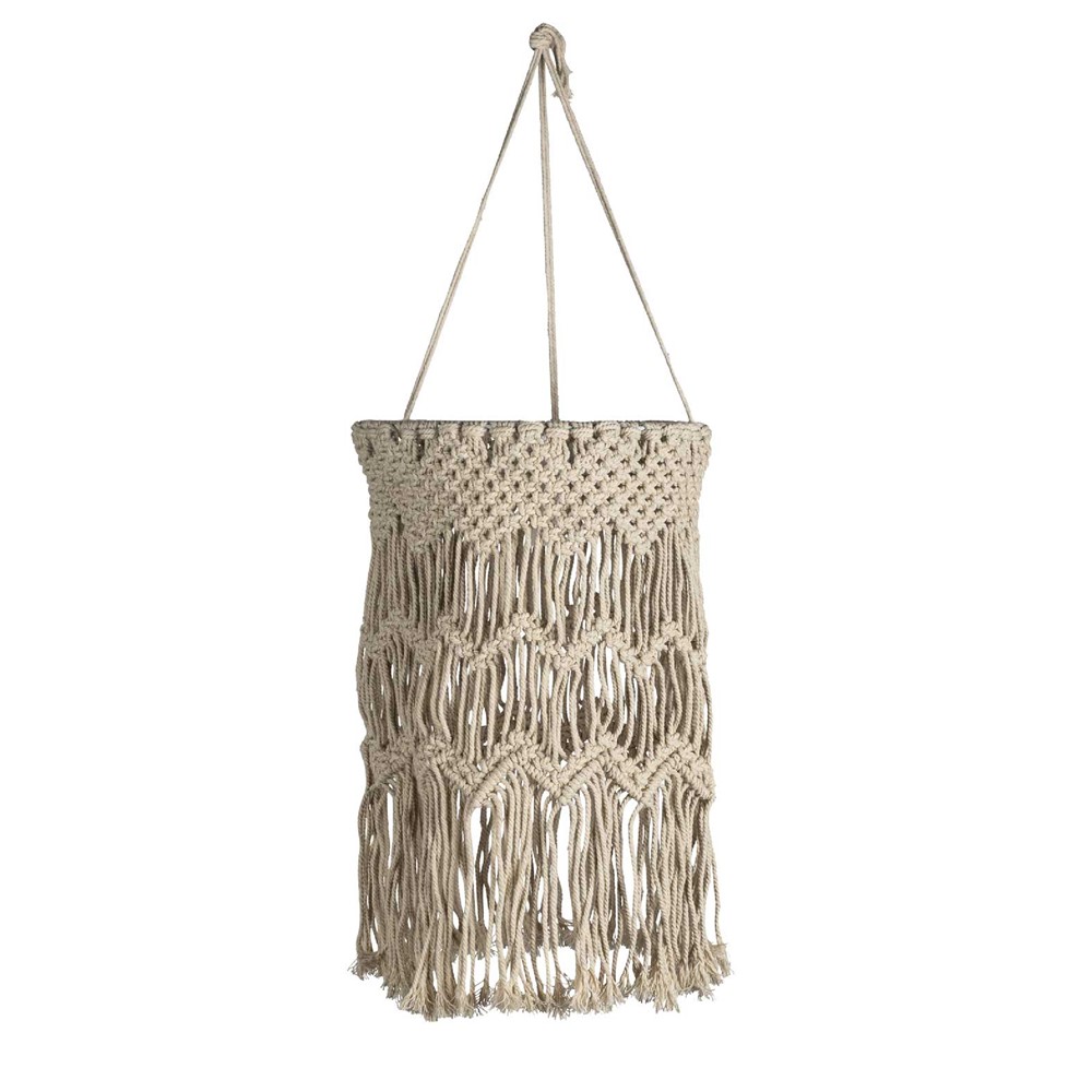 Suspension Ayati 40x25x25cm 60W Beige - MATHIAS 