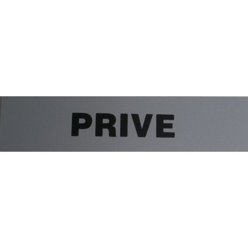 Plaque adhésive Privé