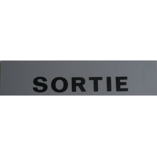 Plaque adhésive Sortie