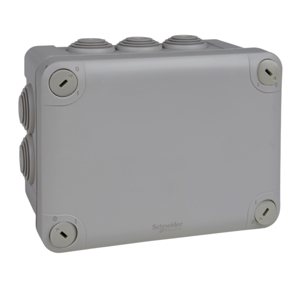 Boite de dérivation IP55 10 entrées 150x105x80mm Mureva Box - SCHNEIDER ELECTRIC