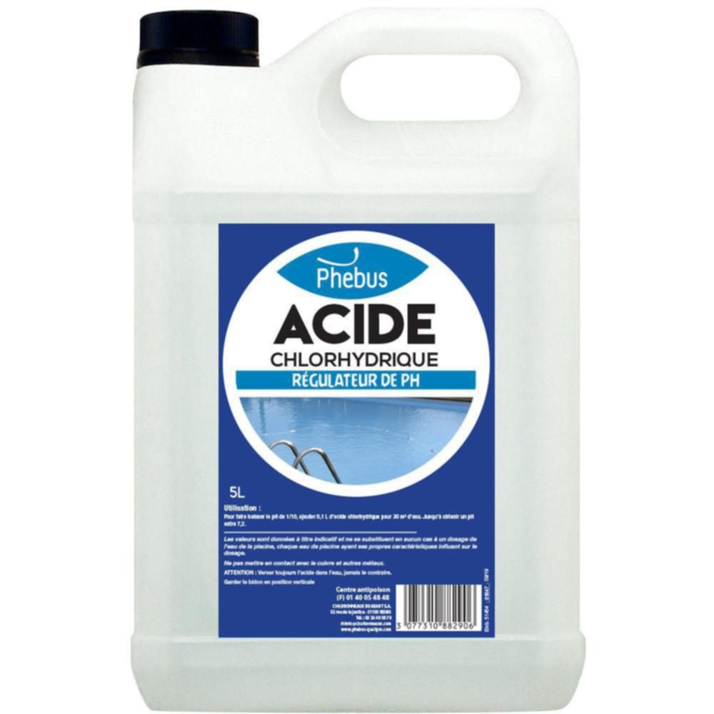 ACIDE CHLORHYDRIQUE 23% - 5L