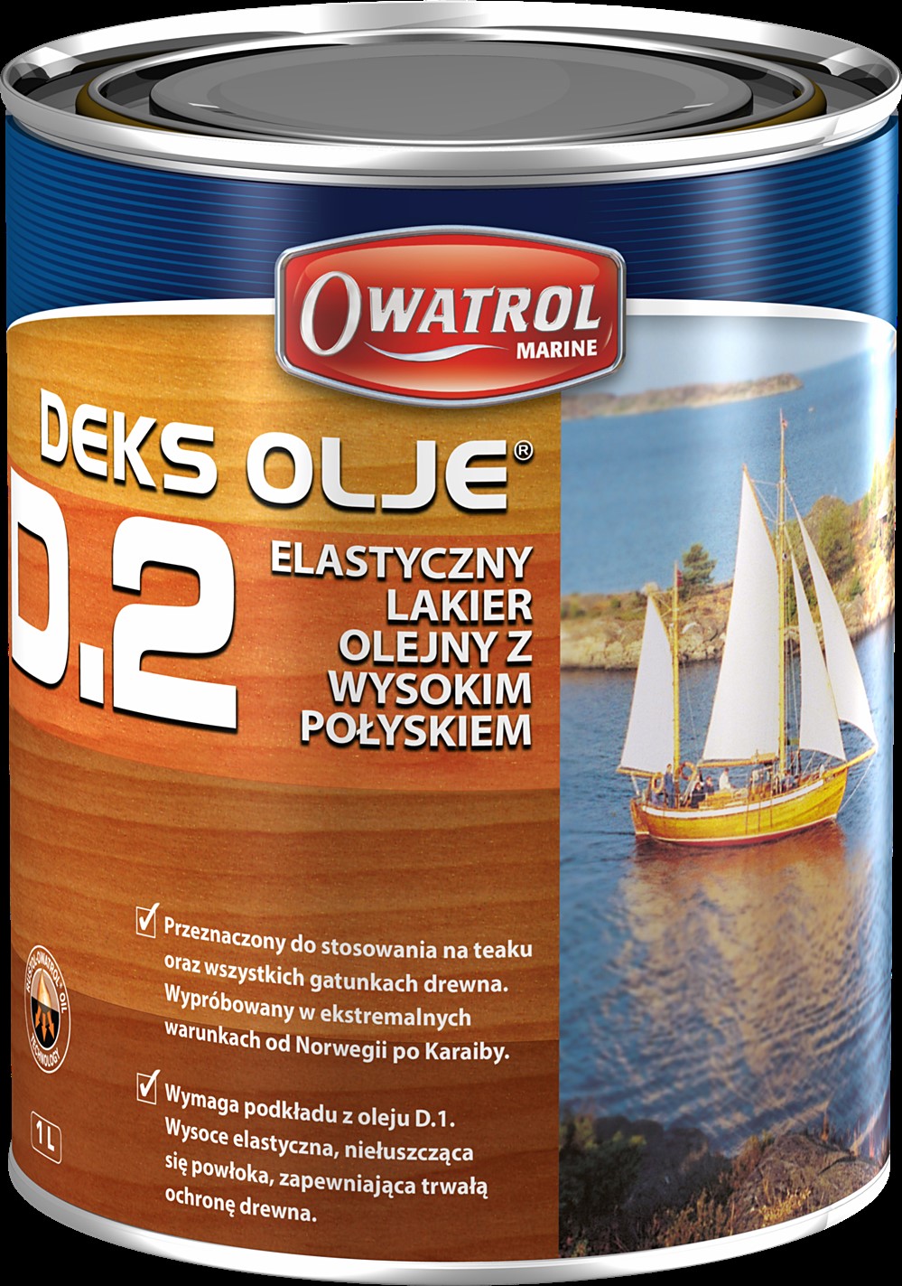 Vernis marine souple Brillant 1L- RUSTOL OWATROL