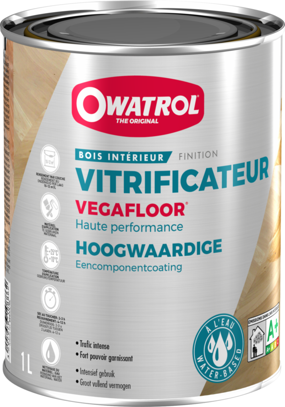 Vitrificateur Vegafloor matte 1 L - OWATROL