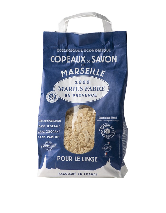 Copeaux de savon de Marseille pour linge sans huile de palme 980g - MARIUS FABRE