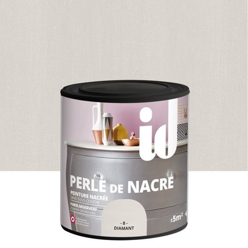 Peinture meubles Perle de Nacre 500 ml diamant