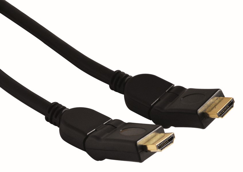 Cordon HDMI mâle/mâle rotatif 180° - 1,5m - FPE