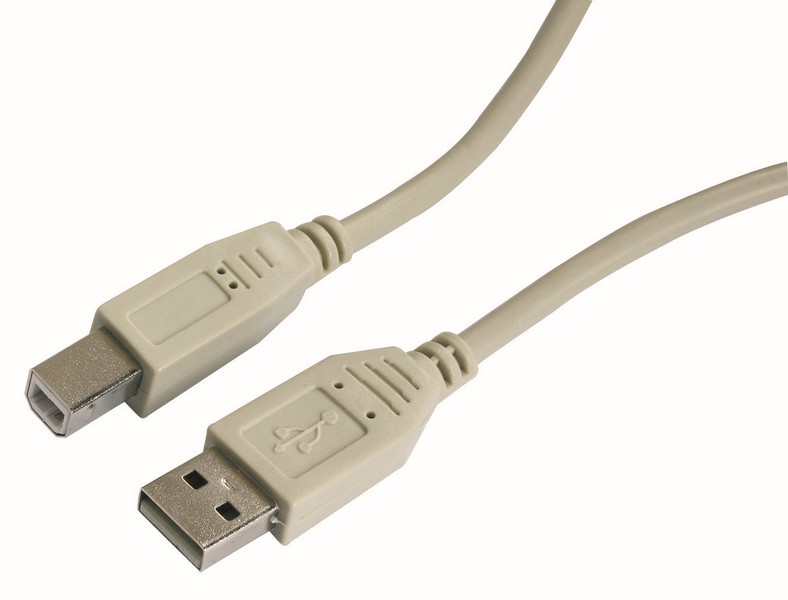 Câble usb 2.0 a/b mâle/mâle 5m