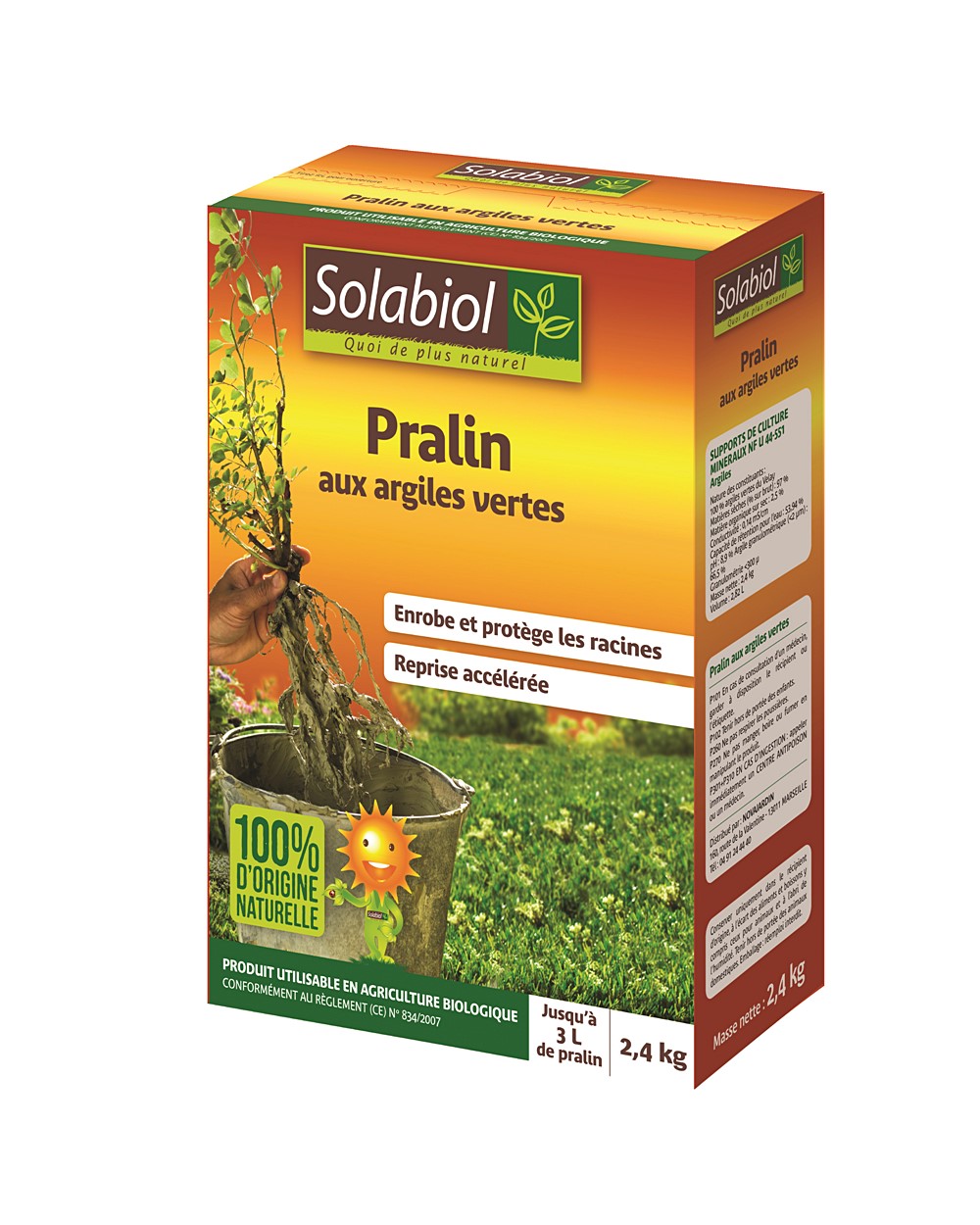 Pralin aux argiles vertes 2,4kg - SOLABIOL