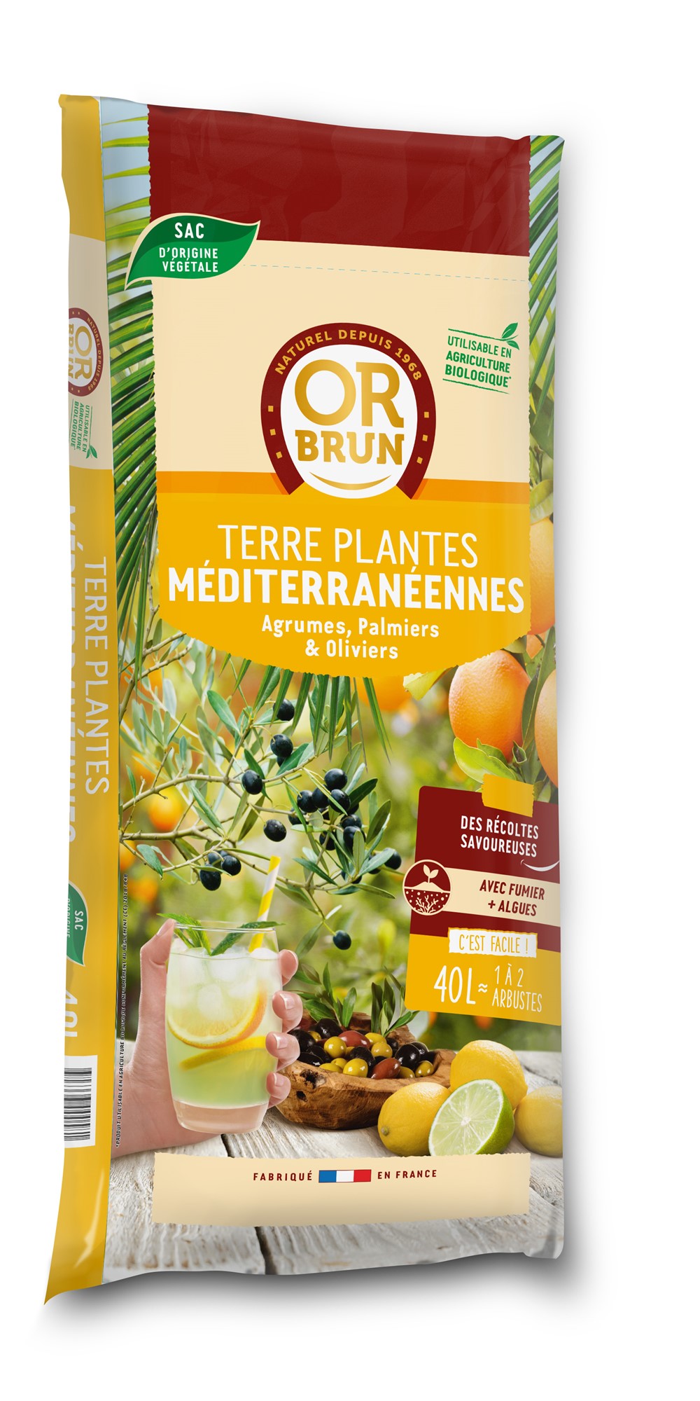 Terre plantes méditerranéennes 40l