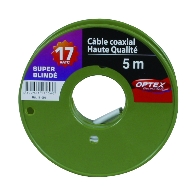 Câble coal blanc 17vatc 5 mètres - OPTEX