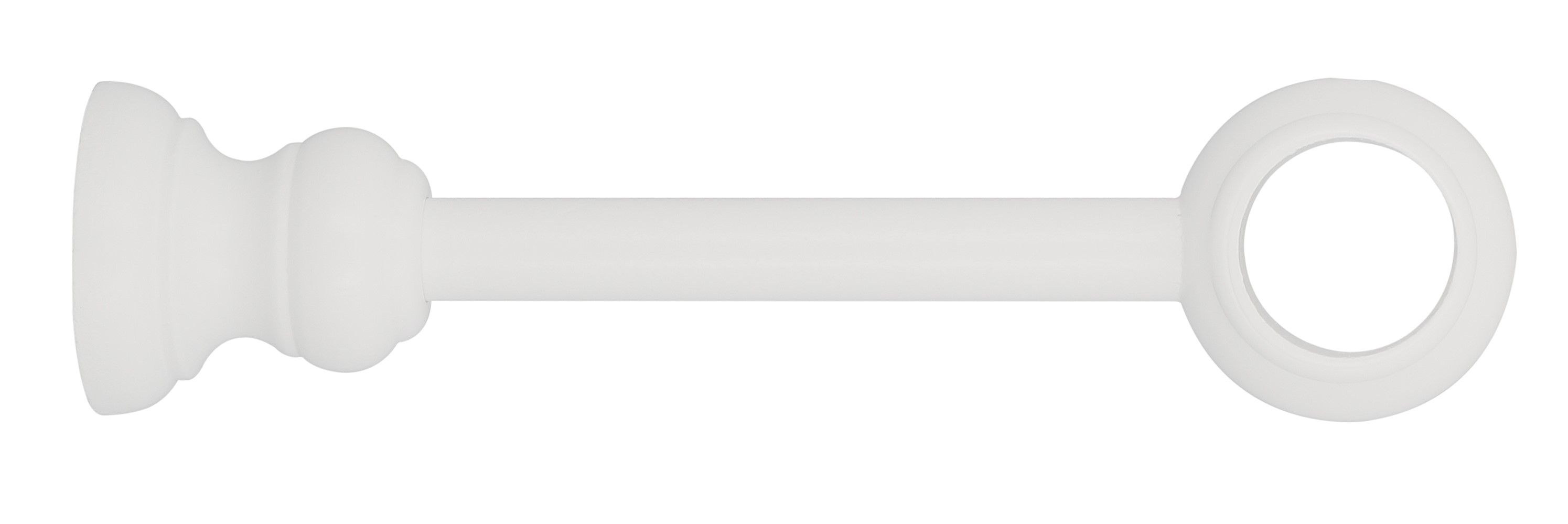 Support lorgnon long réglable bois classique ø 35mm laqué blanc - MOBOIS