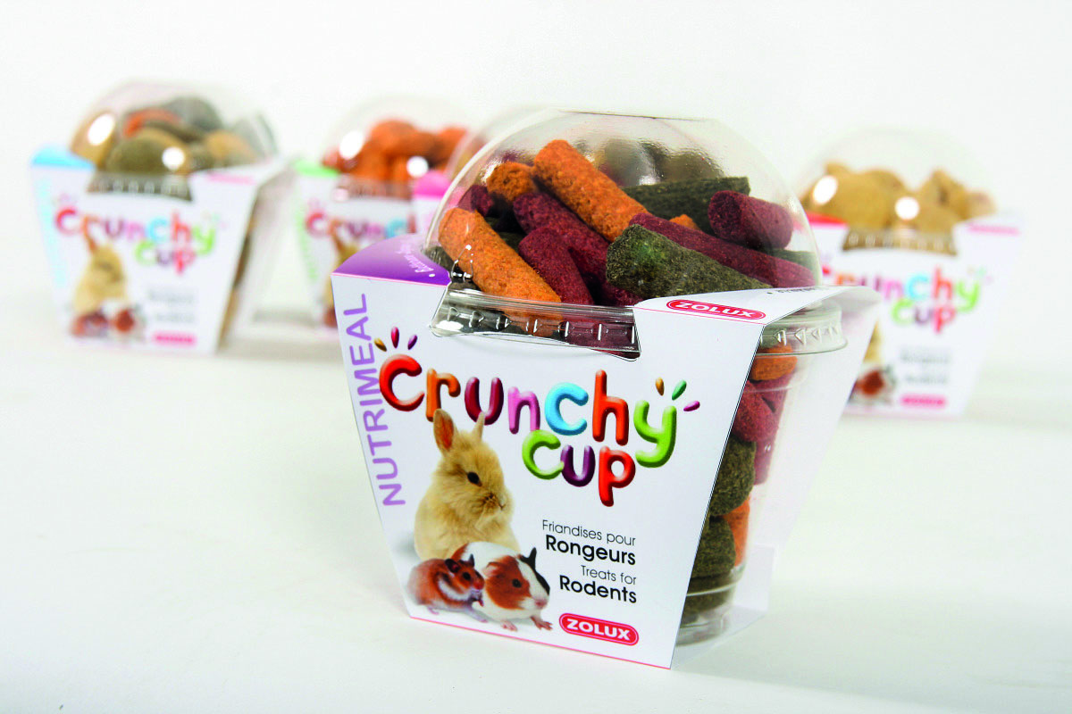 Friandise rongeur - crunchy cup -mix nature-200g