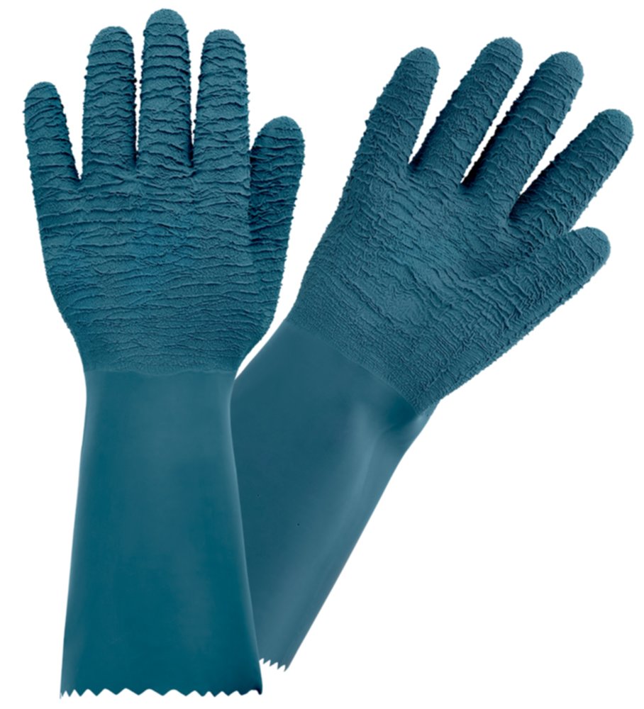 Gants de jardinage longs taille des rosiers bleu Taille 10