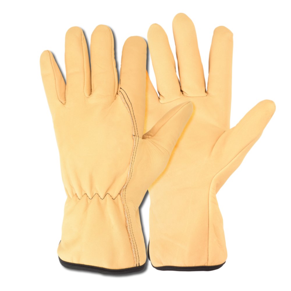 Gants de jardinage en cuir paille Taille 10