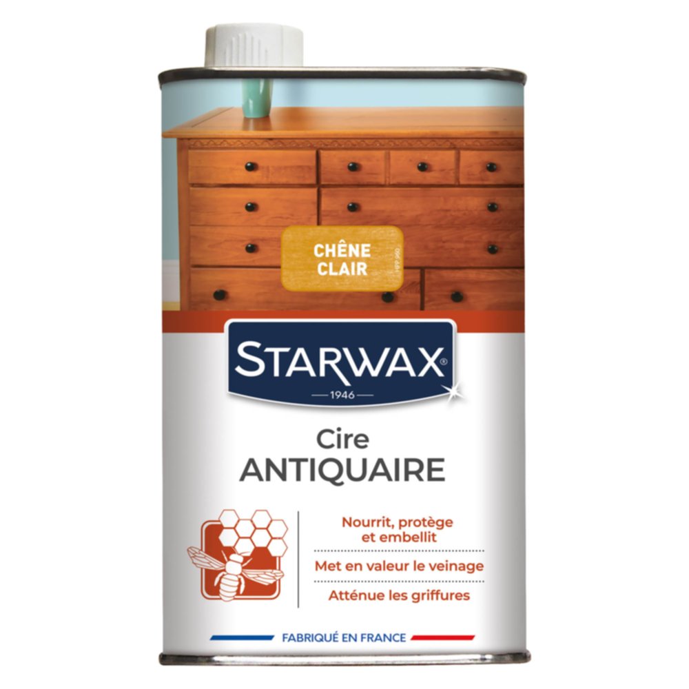 Cire antiquaire liquide chêne clair 500ml