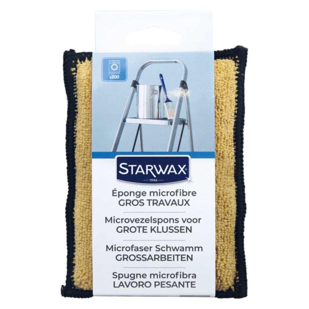 Eponge microfibre gros travaux - STARWAX