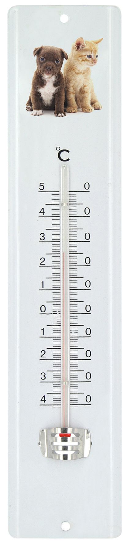 Thermomètre métal 20cm 