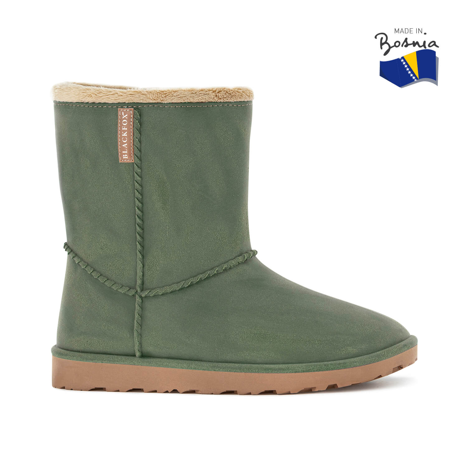 Demi-botte cheyennetoo kaki femme 36/37