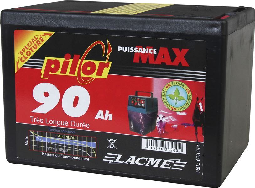 Pile pilor 9v/90 ah par 4