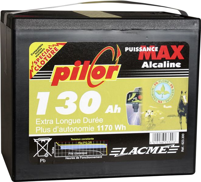 Pile pilor 9v/130 ah par 4