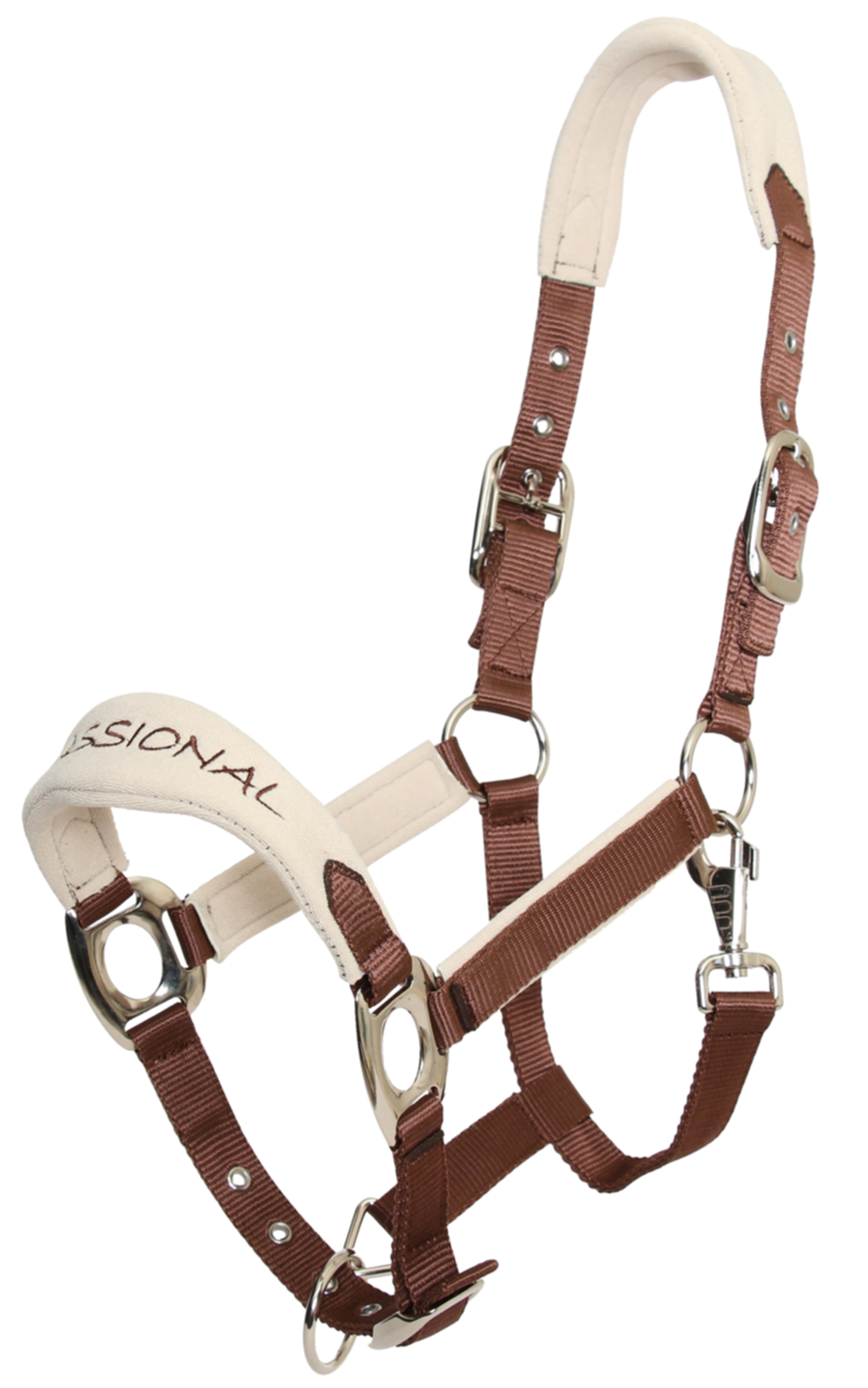 Licol Confort Double Poney Choco Beige