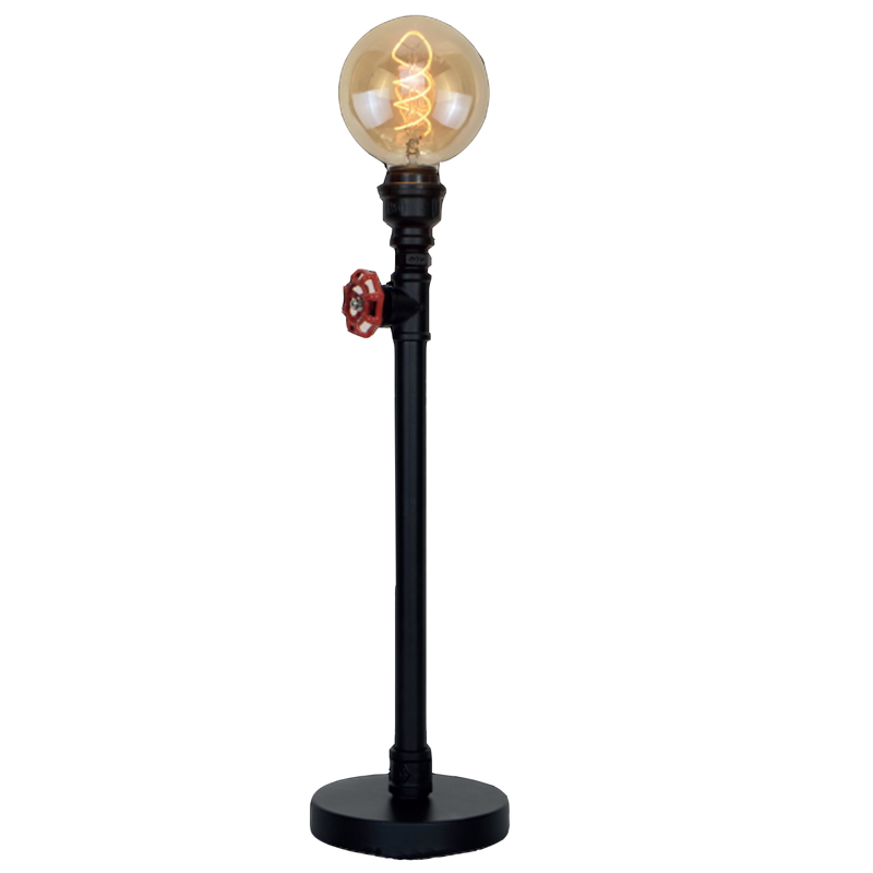 Lampadaire Robin métal noir ø 25 cm - SAMPA HELIOS