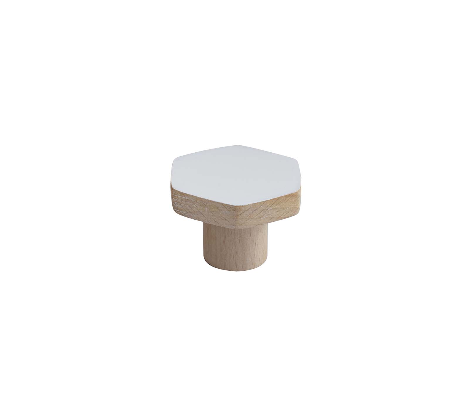 bouton exa blanc  40X40 H30 mm