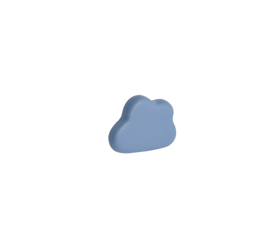 Bouton nuage bleu 45x35 mm hauteur 16 mm