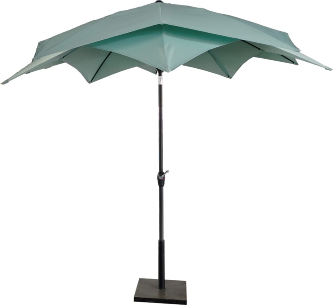 Parasol droit Lotus Ø3m celadon - GIVEX