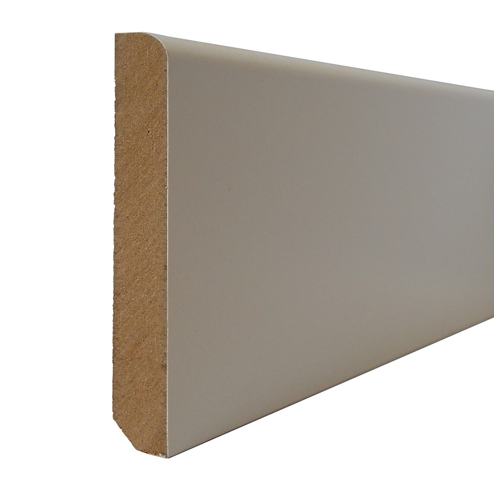 Plinthe arrondie blanc 1x10x240cm