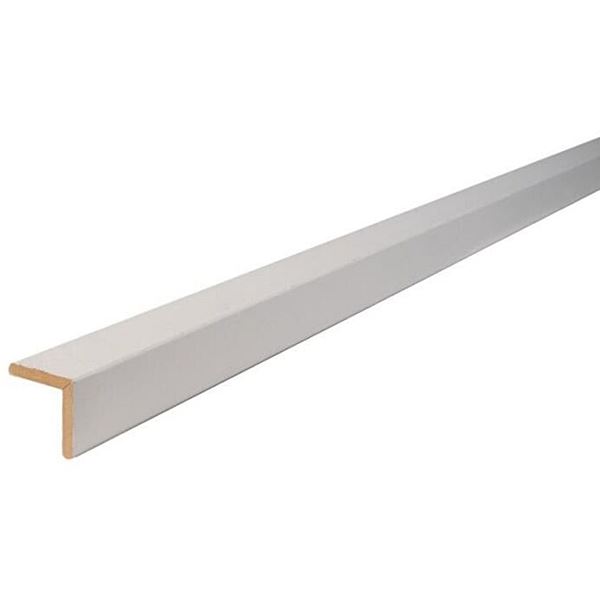 Angle arrondi mdf blanc 34x34 2m44