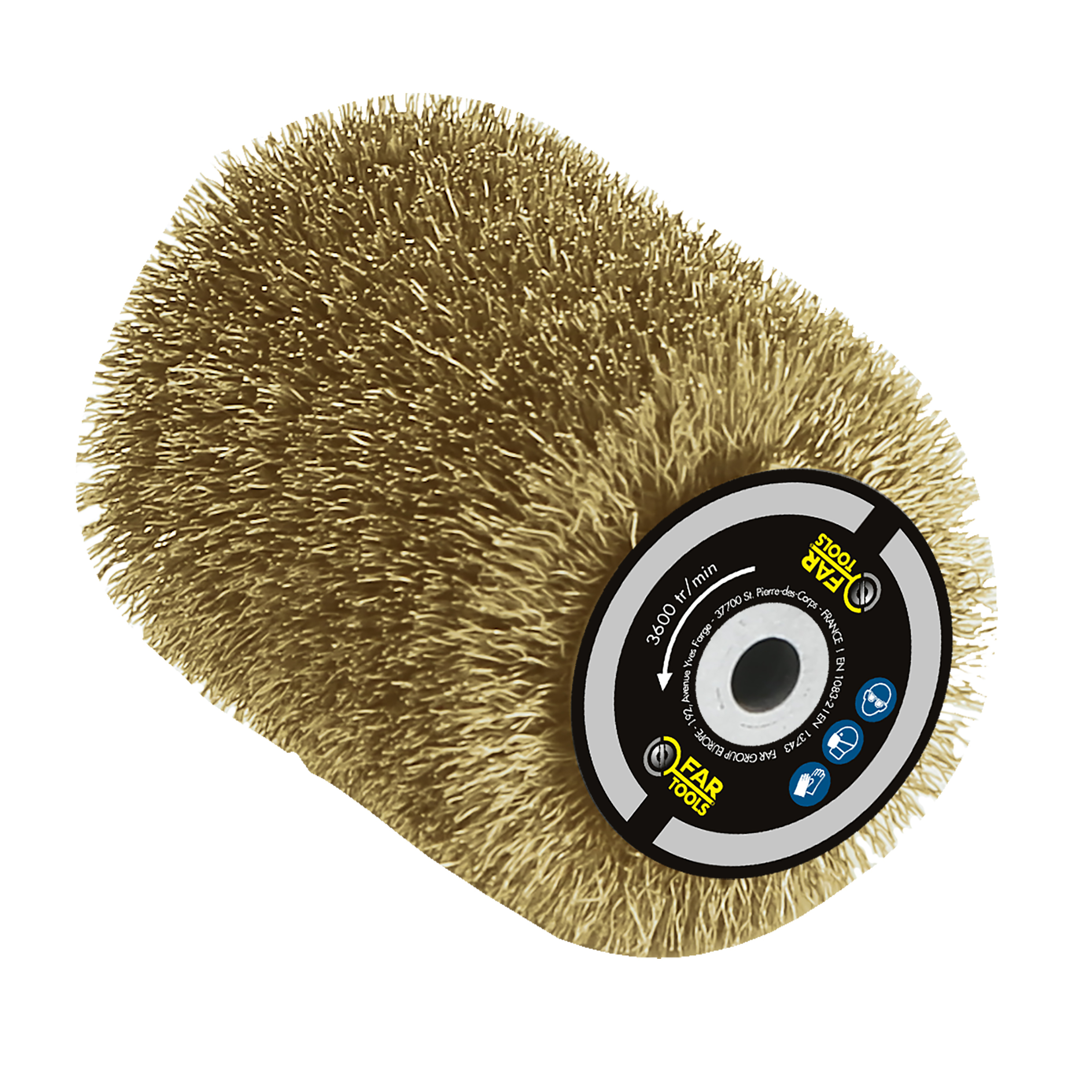 Brosse fil laitonné