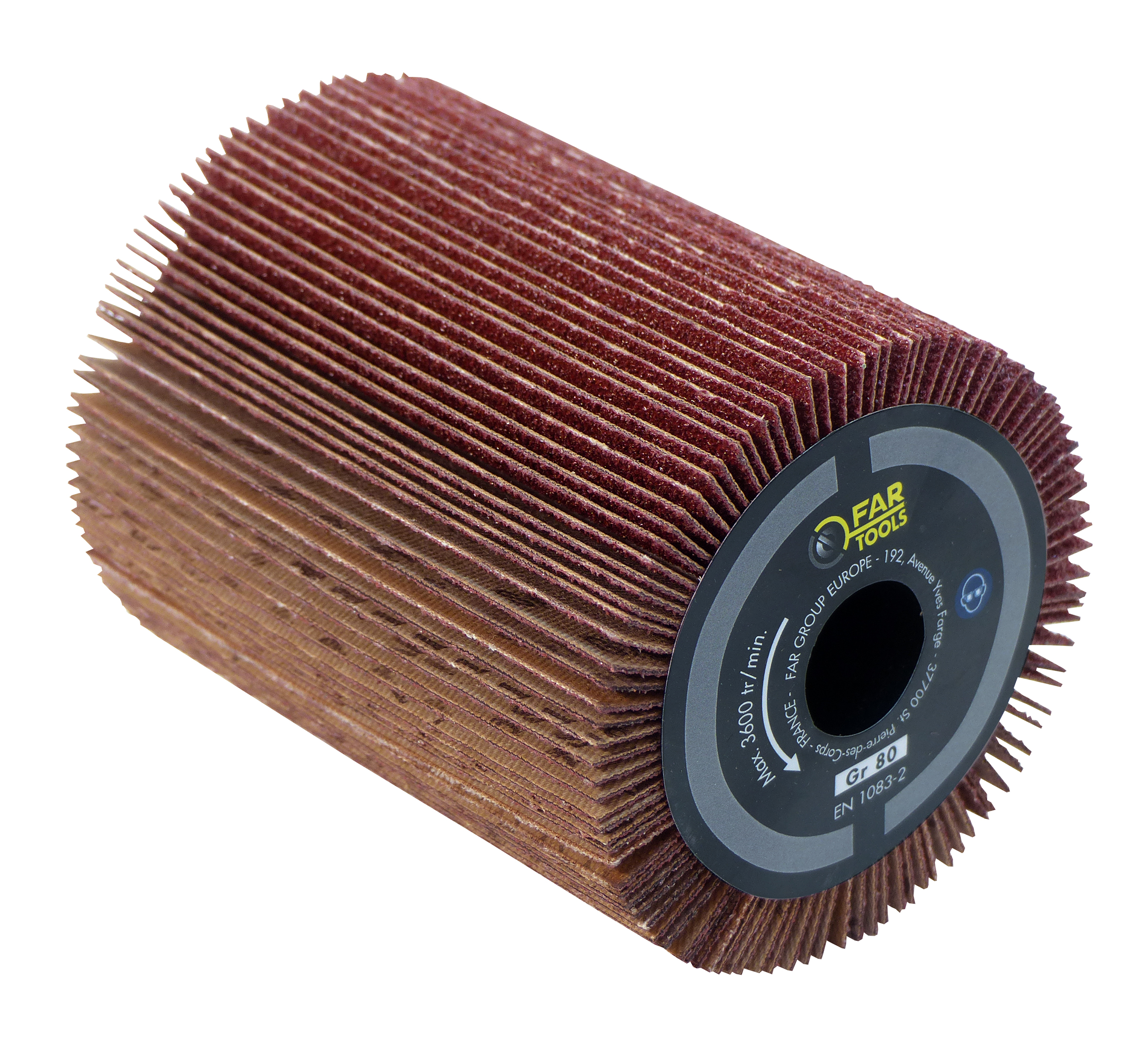 Brosse à lamelles abrasives