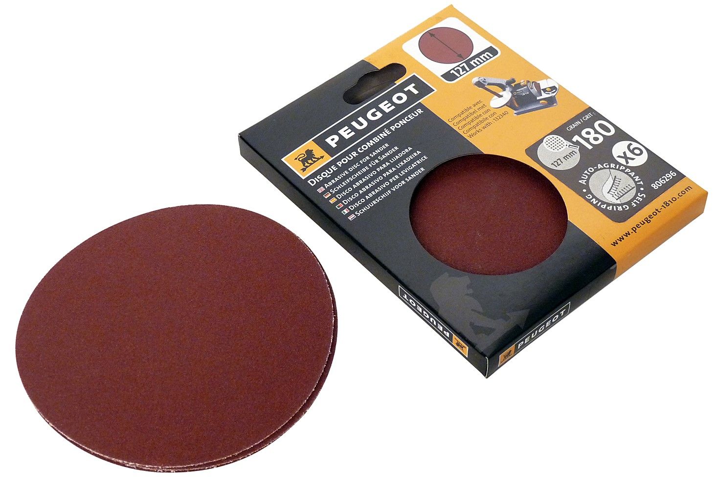 6 disques velcro grain 180 EnergySand 25