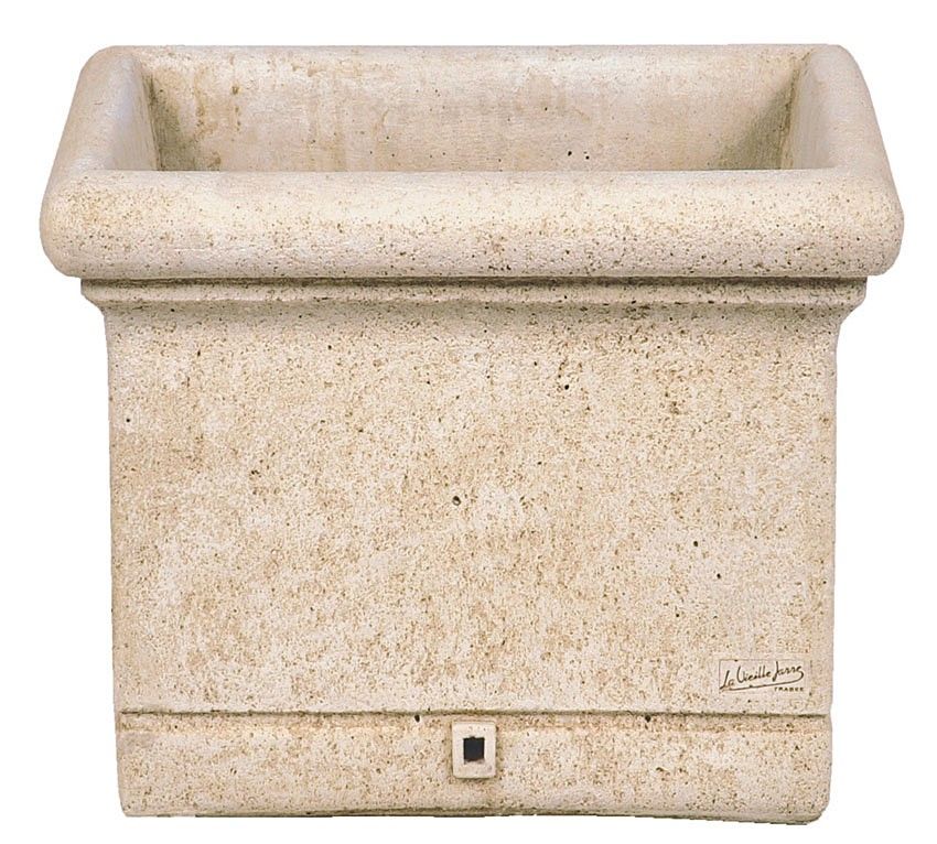 Jardinière carrée lisse mm pj45