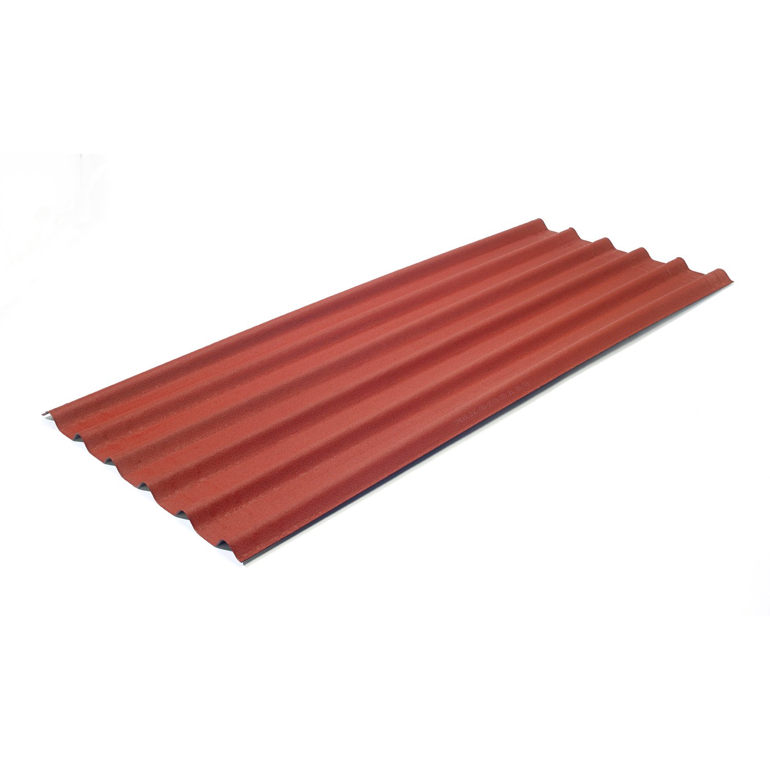 Plaque ondulée bitumée Easyfix 0,81x2m Rouge intense - ONDULINE