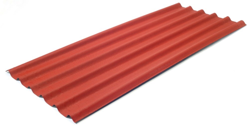 Plaque bitumée Easyfix 100x0,82m Rouge