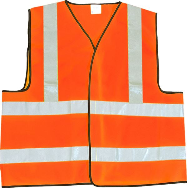 Gilet orange fluo m/l securité