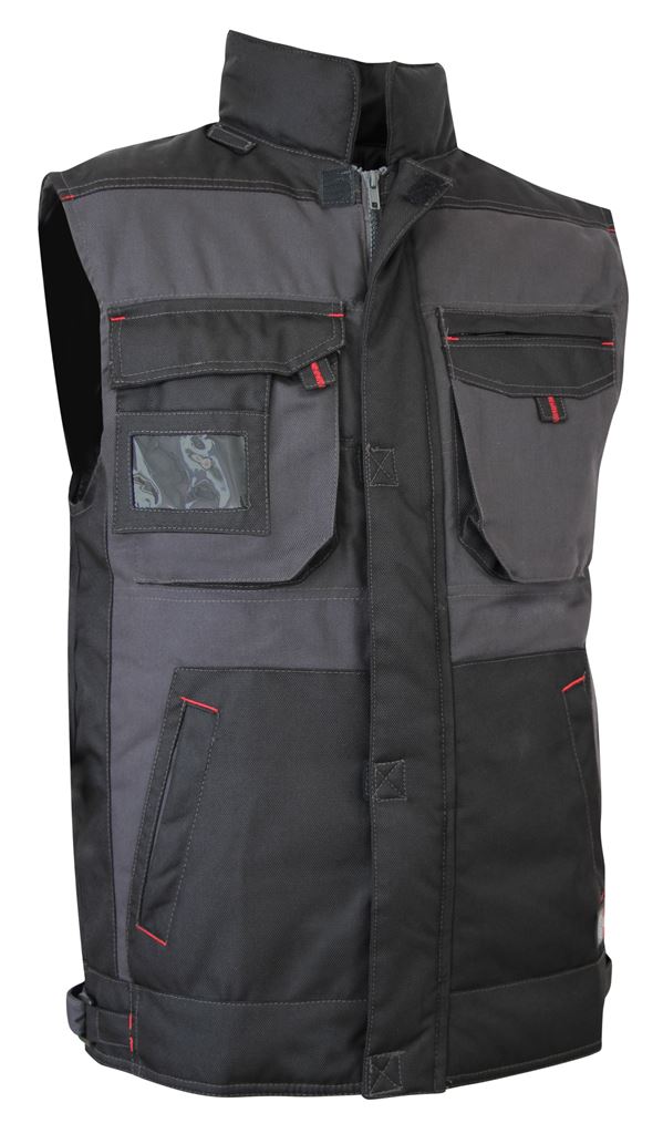 Bodywarmer gris/noir 2 sable