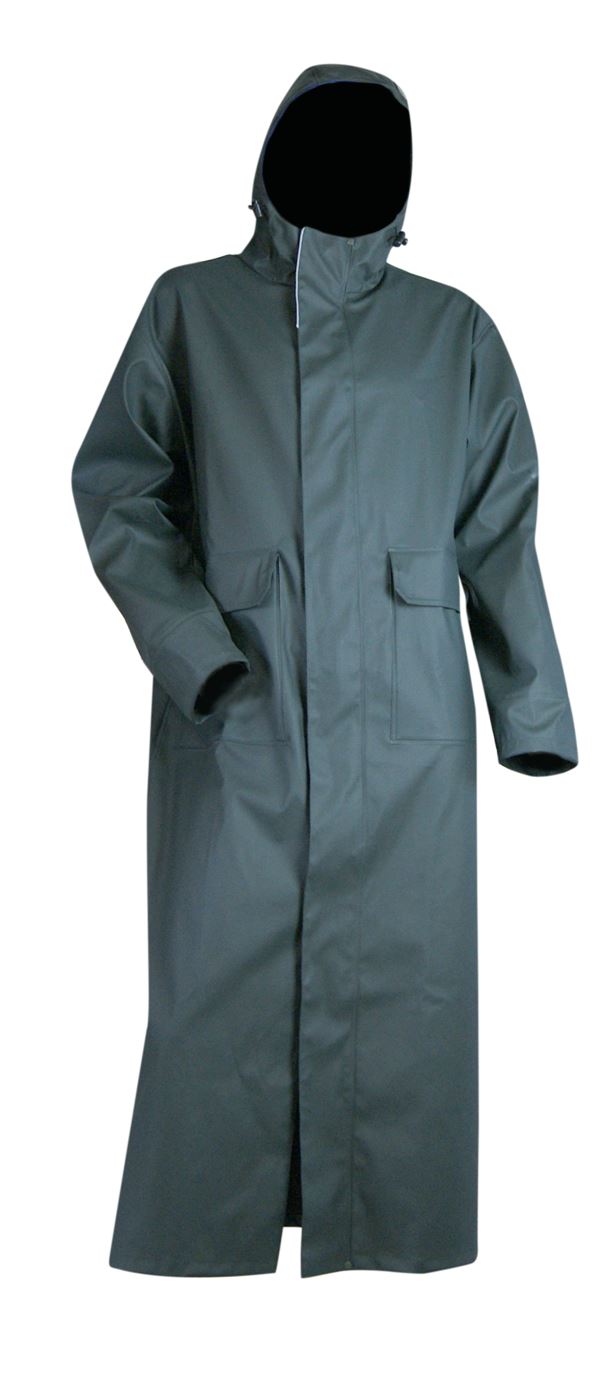 Manteau pluie kaki foncé 2 brume