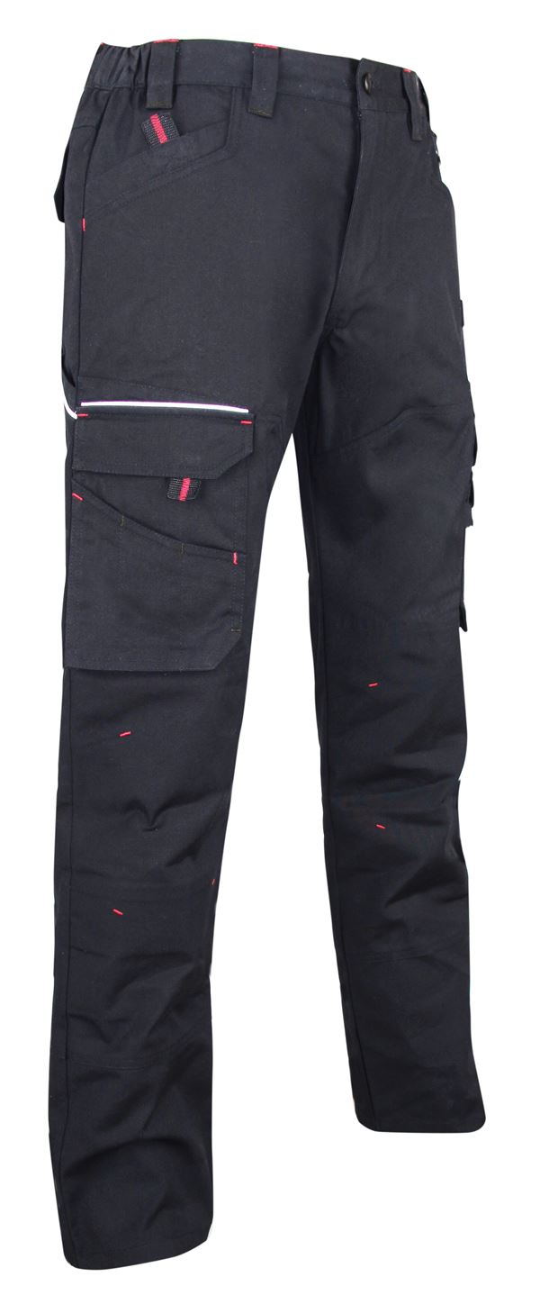 Pantalon tissu noir 36 basalte