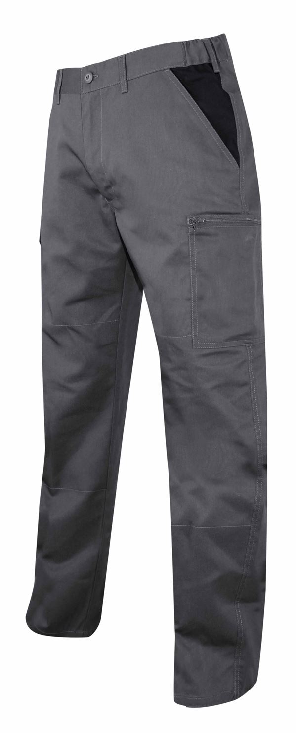 Pantalon trav gris/noir 38 perceuse
