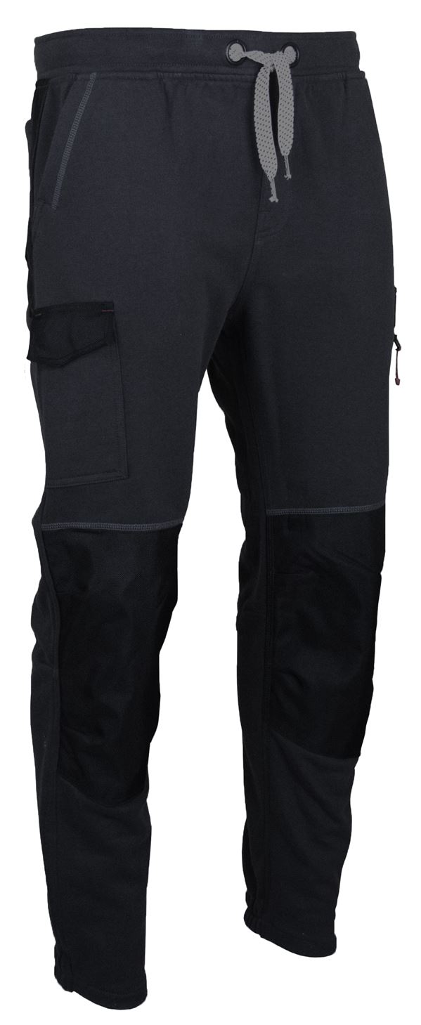 Pantalon moletton gris/noir xl techno