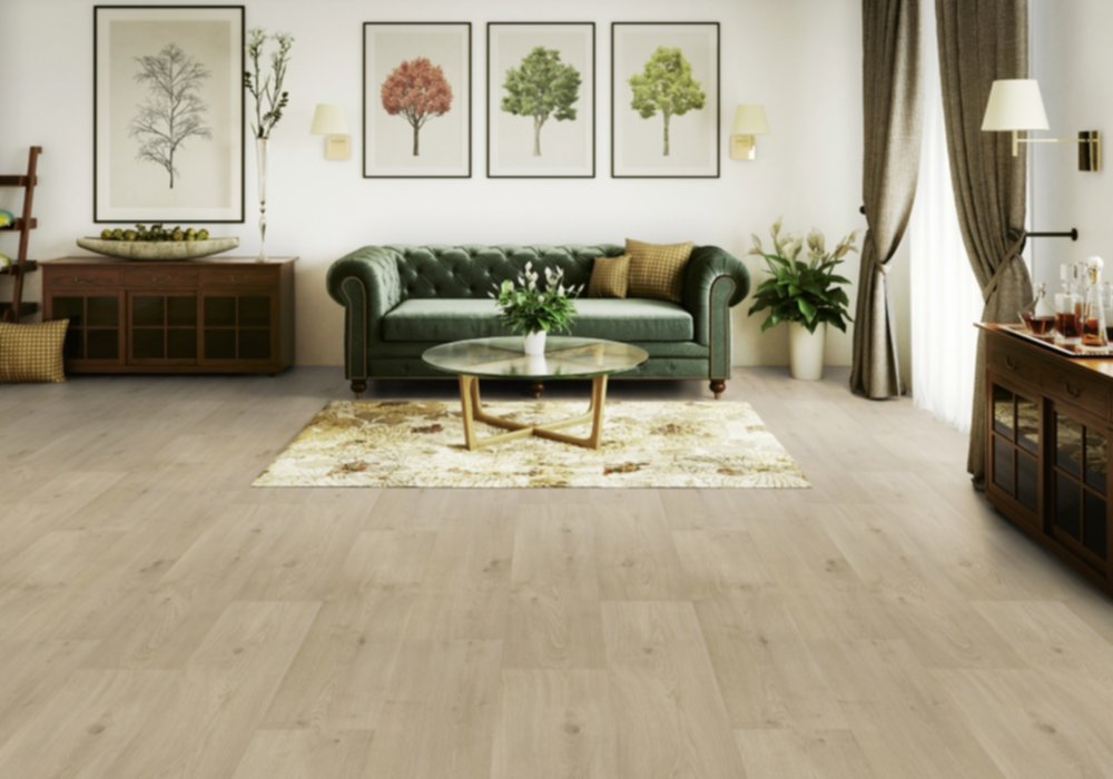 Sol souple PVC Sherwood Chêne naturel Largeur 4m - GERFLOR