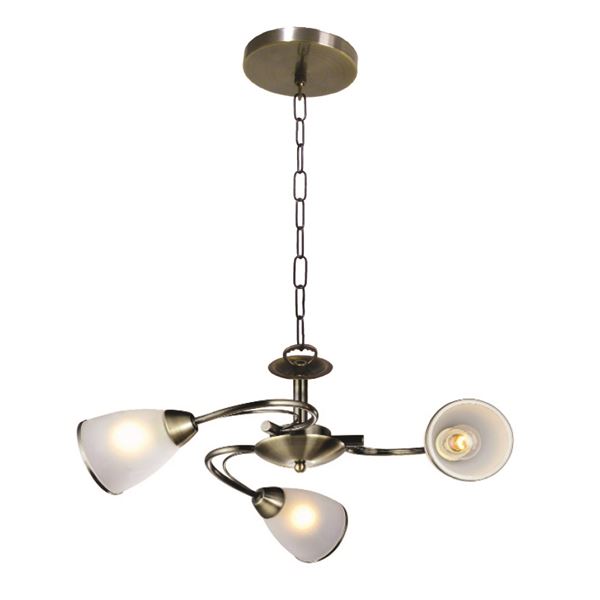 Lustre chaine vannes 3l/bas d58