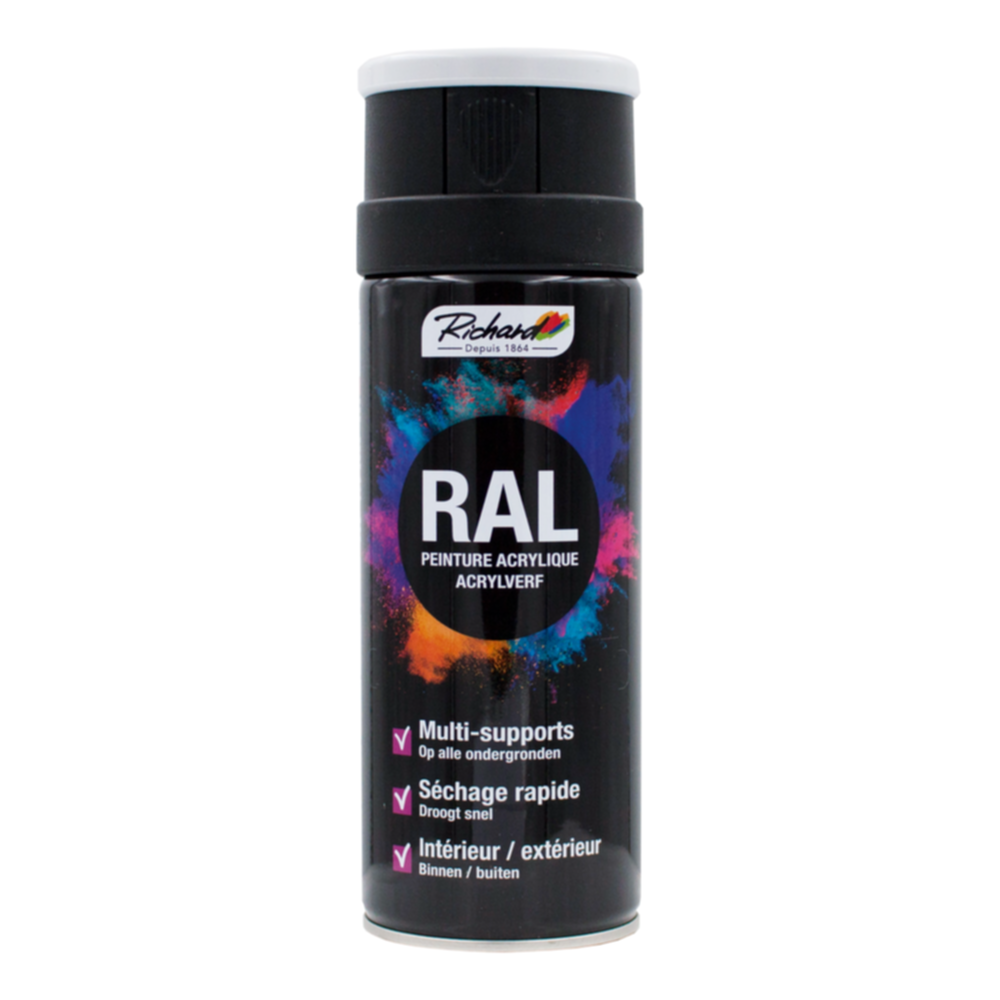 Aérosol peinture acrylique Ral 7035 Gris Clair 400ml       