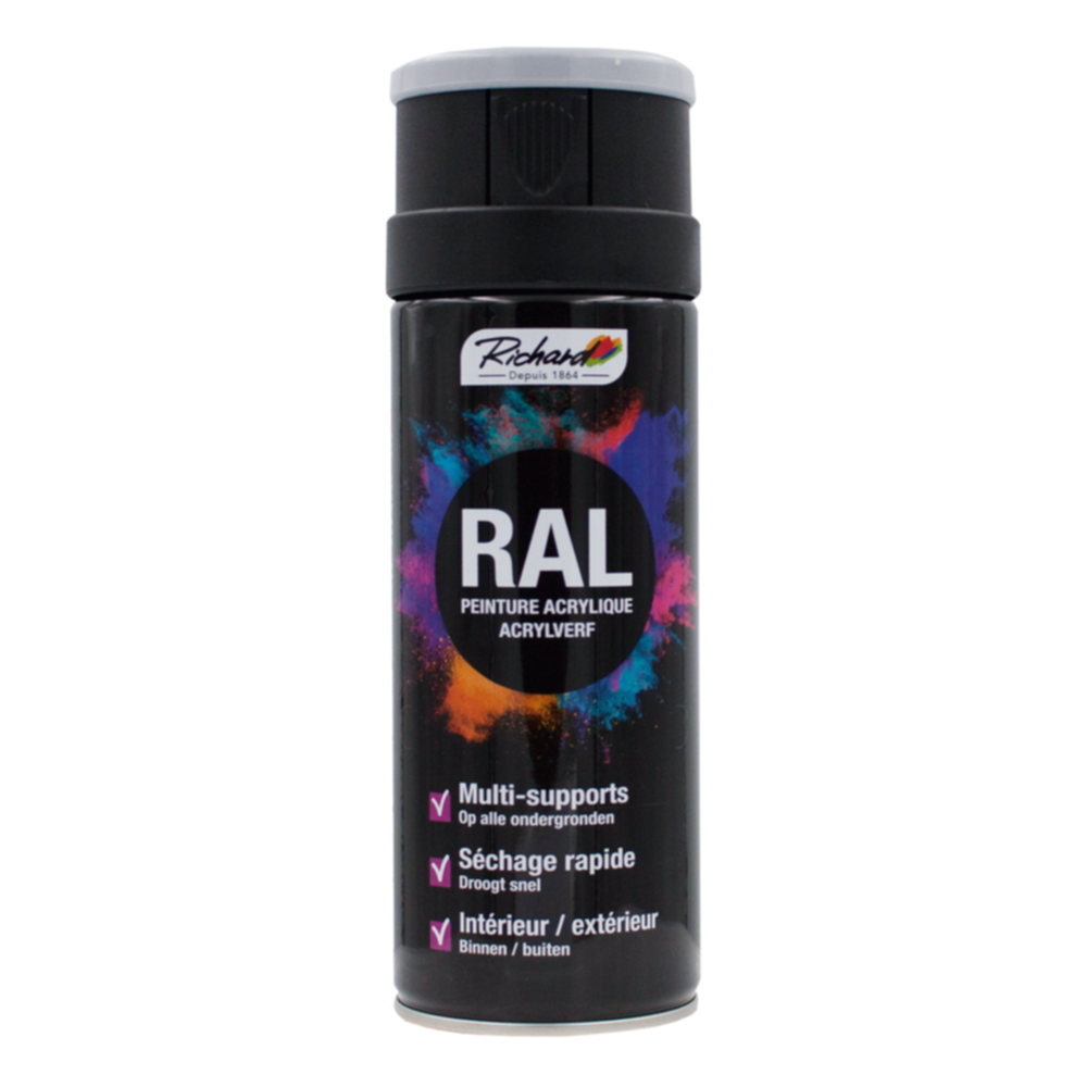 Aérosol peinture acrylique Ral 7040 Gris Fenetre 400ml     