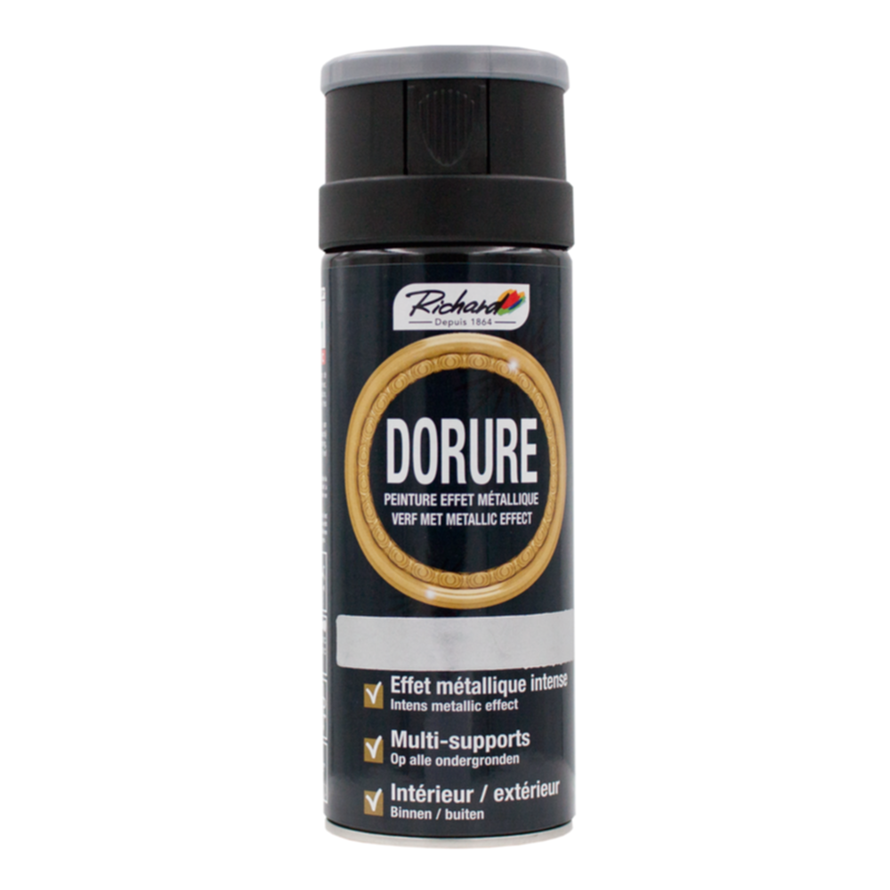 Peinture aérosol Dorure Argent 400ml - RICHARD